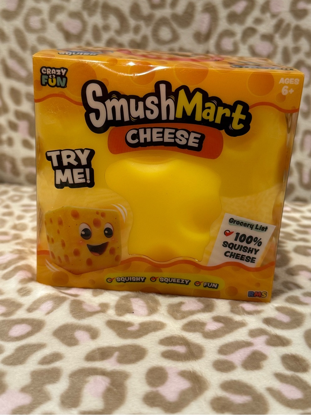 Viral RMS Crazy Fun SmushMart Cheese Squishy Toy